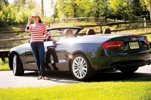 Phyllis Brown says her Audi S5 convertible gives her “a liberating feeling.” (David Stuck)