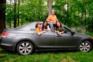 Iris and Neil Berman, along with  children Kyle and Paige, take their 2010 Honda Accord on loads of road trips. (David Stuck)