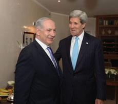 Israeli Prime Minister Binyamin Netanyahu (left), pictured here with Secretary of State John Kerry, is worried about the creation of an Iranian-sponsored terrorist entity in the West Bank. (State Department photo/ Public Domain)