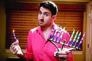 Photo By David Stuck Noah Halle admits: “I’m not the brightest candle in the menorah.”