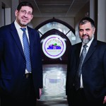 Daniel Golfeiz (left) and Rabbi Rouben Arieh say Ohr Hamizrach's success has improved the self-esteem of the local Iranian Jewish community. (Photo By David Stuck)