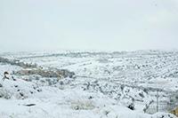 Snow covered Jerusalem and its surrounding communities. Shown here: Efrat. Aryeh Savir/Tazpit News Agency