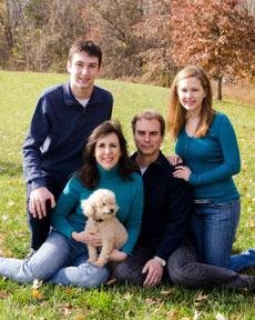Brian Feldman, shown here with his family, has been appointed to fill the unexpired term of Maryland Sen. Rob Garagiola, District 15. (Provided)