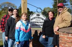  The Reisterstown Community Cemetery board of trustees is working to preserve a hundreds-year-old piece of area history. From left: Bill larkin, Kimberly Dotson, Linda Eve Percy, Rebecca  larkin and Chris larkin.