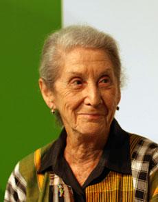 South African author Nadine Gordimer’s novels and short stories were a lifelong attack on apartheid. (Bengt Oberger/Wikimedia Commons