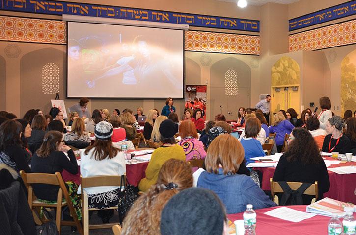Two hundred Jewish mothers filled the Pearlstone Center in  Reisterstown for three days of learning and leadership training. (Photos provided)