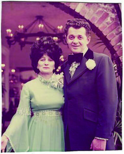 Rose and Jacob Kanner at their daughter's (Joan's Aunt) wedding in the 70s. (Toncia Sosnosky)